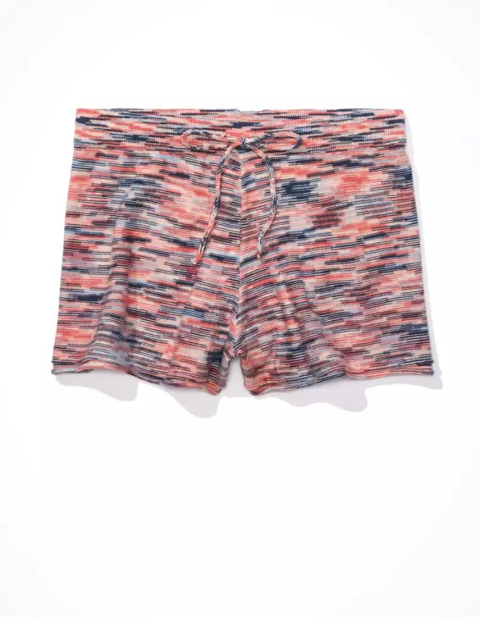 Shorts American Eagle AE Pull Bleu Femme | HIR-26408831